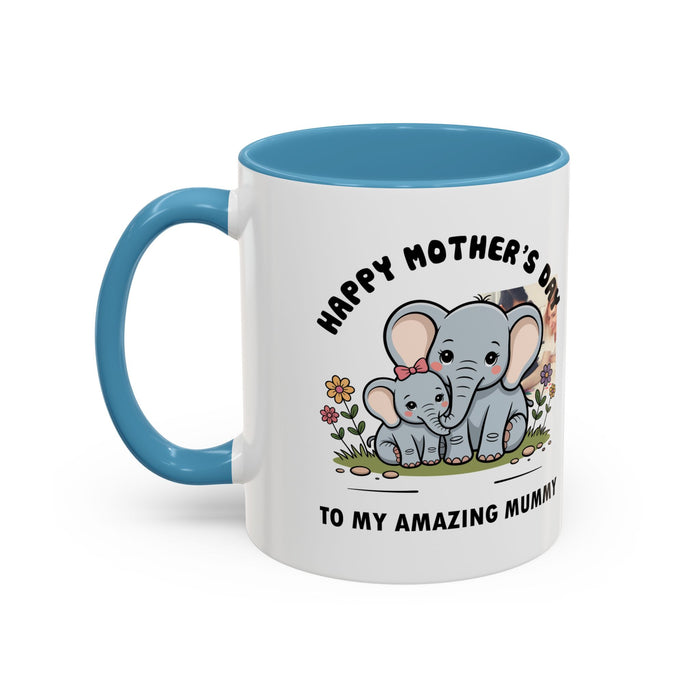 "Amazing Mummy" Mug – Mother's Day Elephant Mug