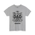 Personalized The Best Dad Ever t-shirt with Sebastian on the front