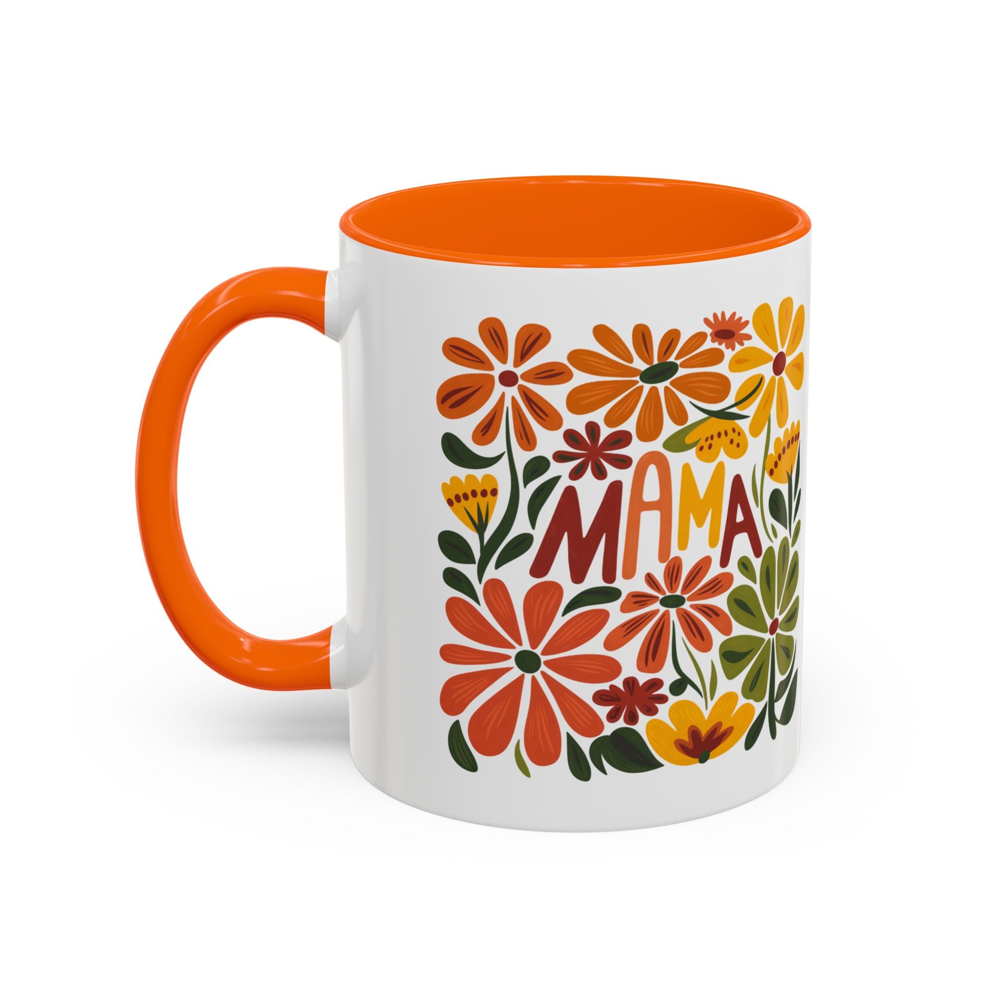 "Mama" Retro Floral Mug – Mother's Day Mug