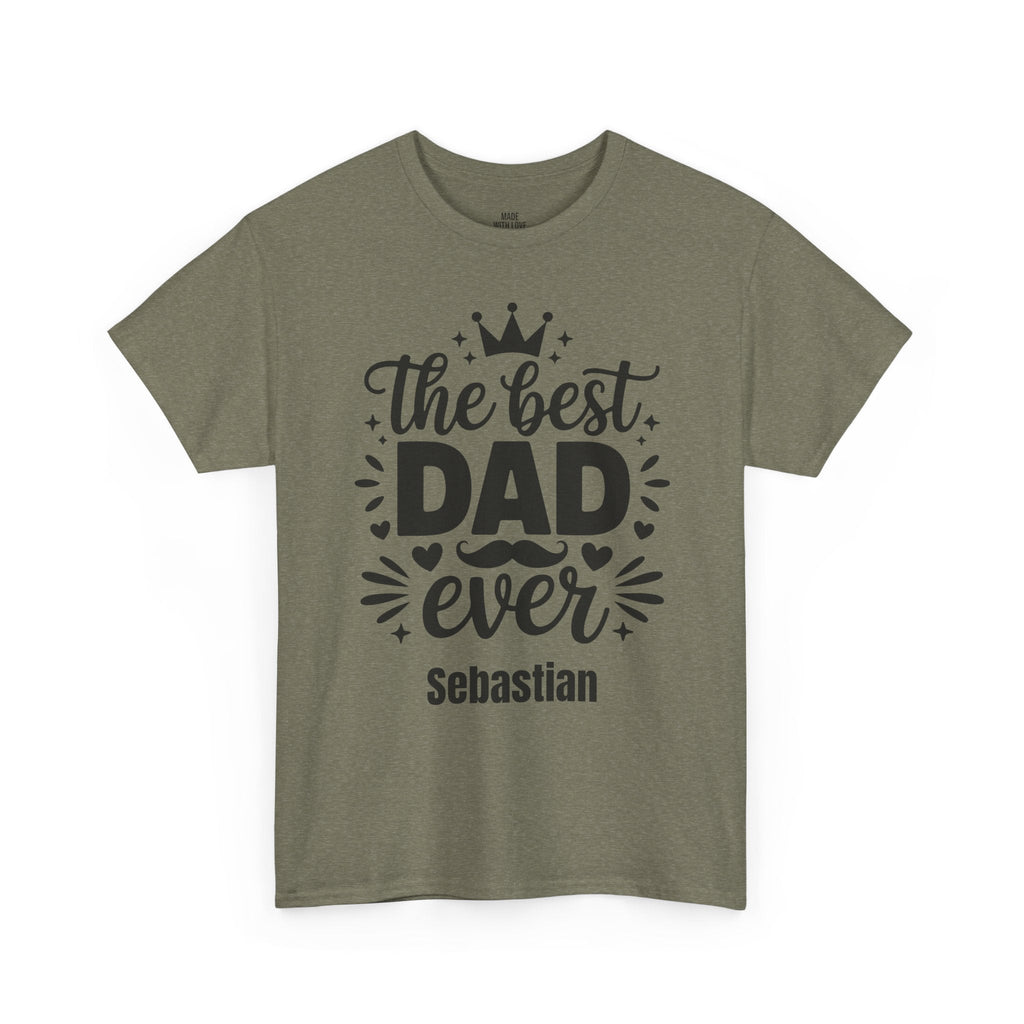 Personalized The Best Dad Ever t-shirt product photo