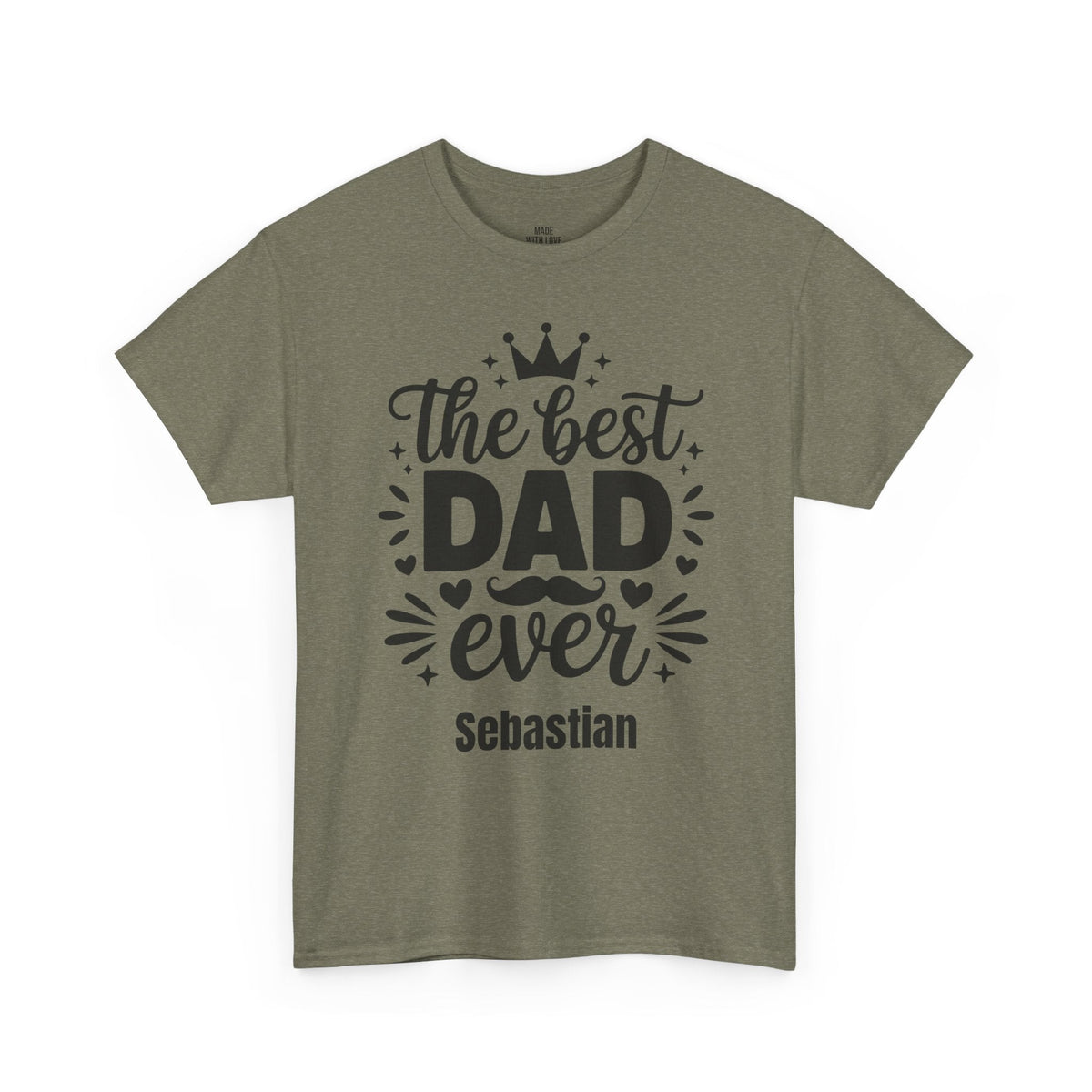 Personalized The Best Dad Ever t-shirt product photo