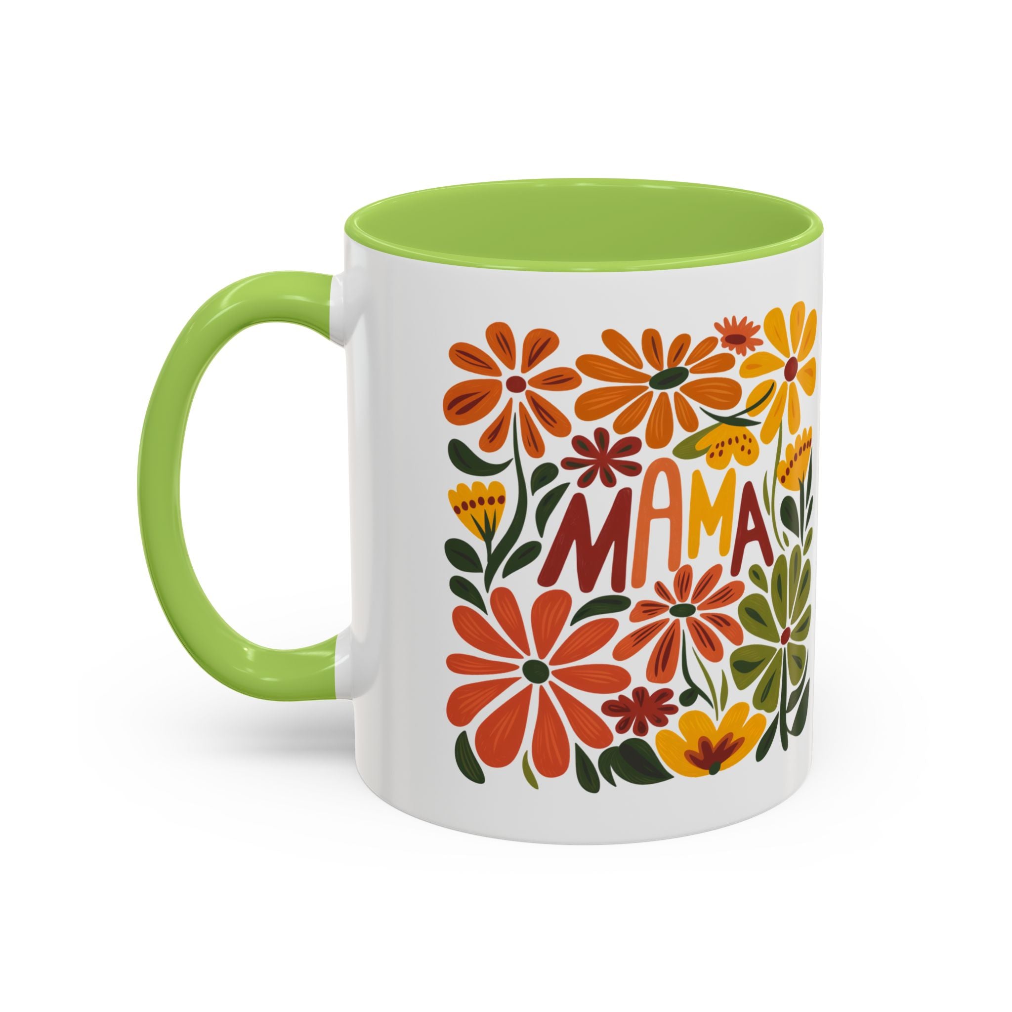 "Mama" Retro Floral Mug – Mother's Day Mug
