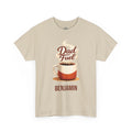 Personalized Dad Fuel Coffee t-shirt with Benjamin on the front