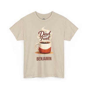 Personalized Dad T-Shirt – Dad Fuel Coffee Tee