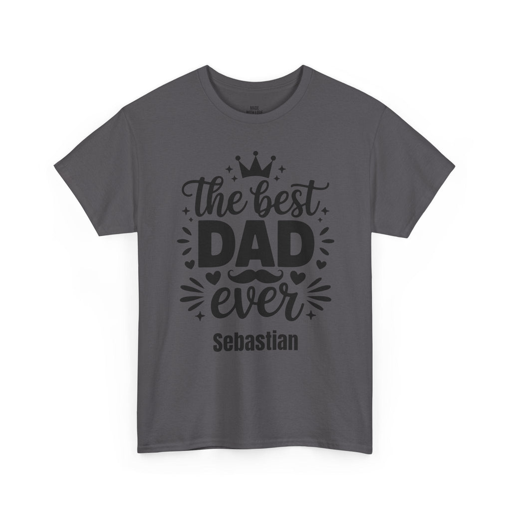 Personalized The Best Dad Ever t-shirt product photo