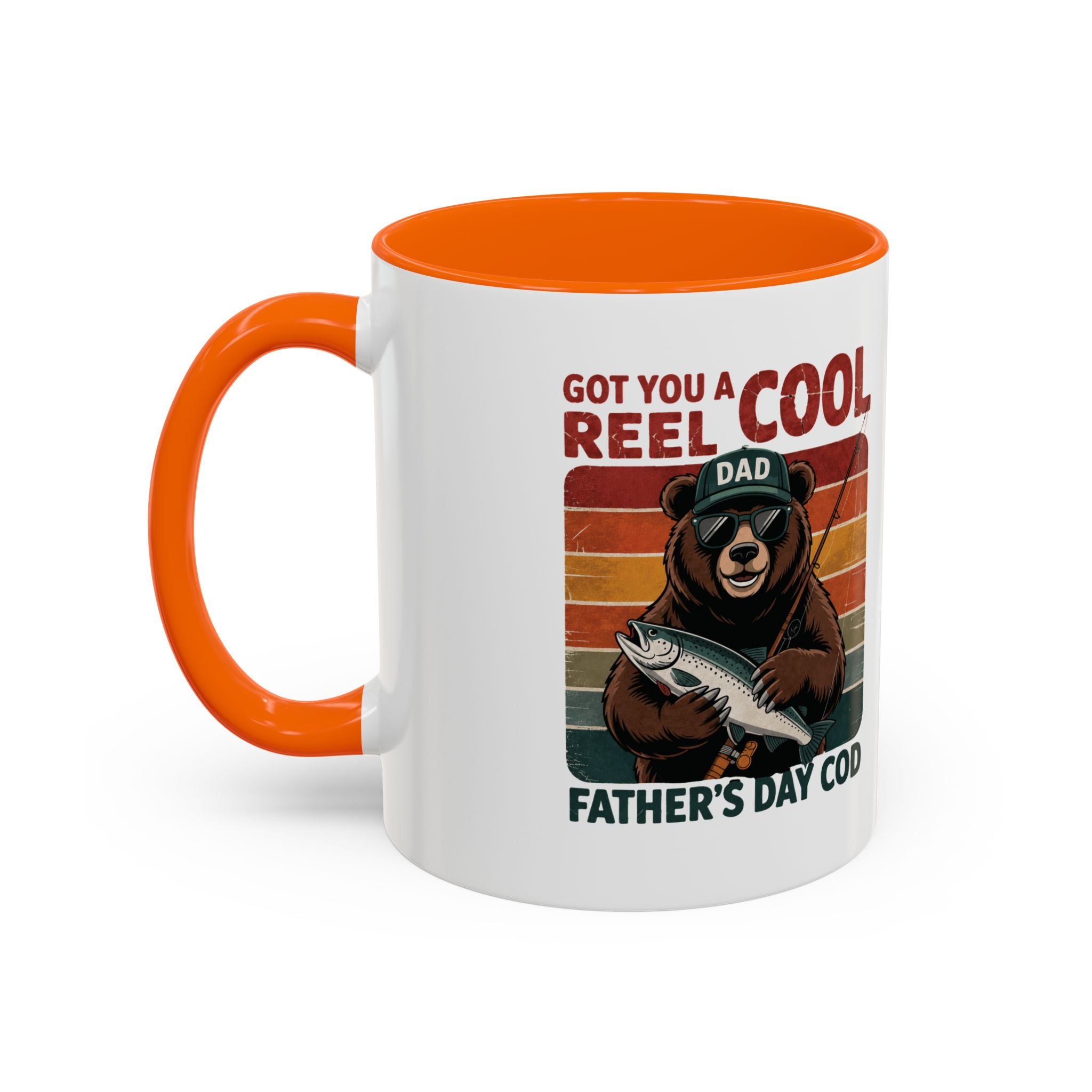 "Reel Cool Dad" Fishing Mug – Funny Father's Day Mug