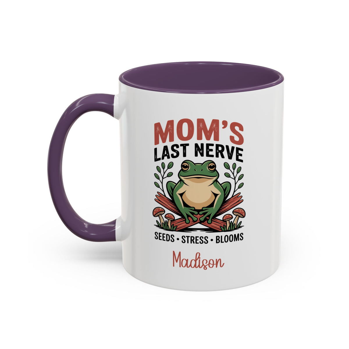 Mom's Last Nerve Accent Mug