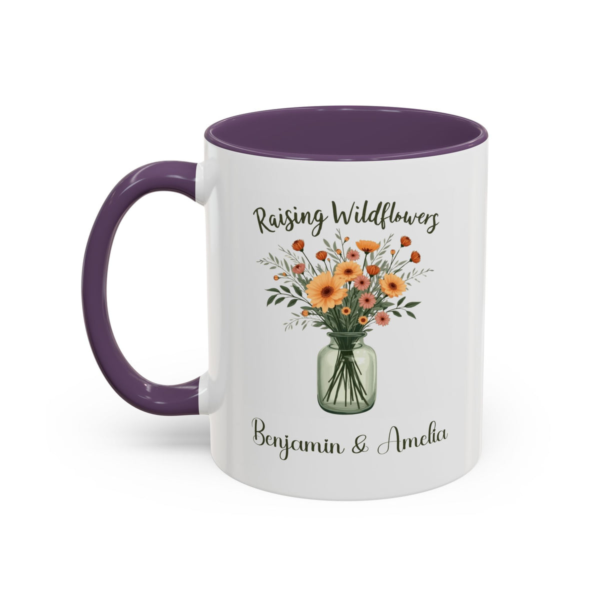 Raising Wildflowers Accent Mug