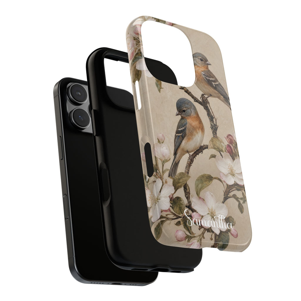 Personalized Vintage Bird Phone Case