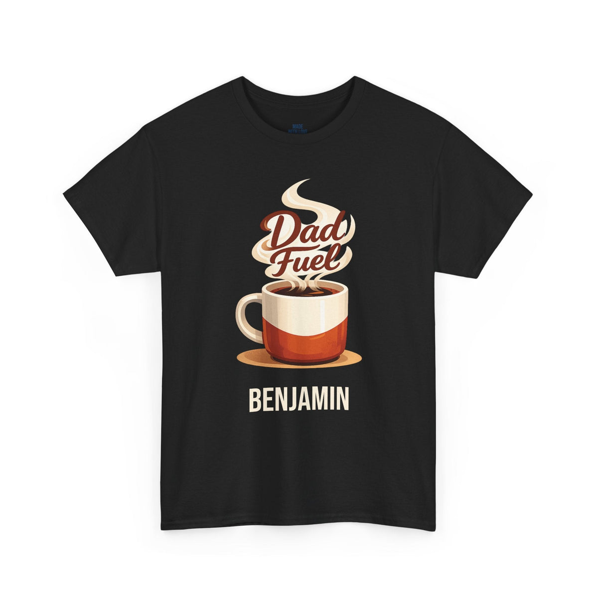 Personalized Dad Fuel Coffee t-shirt product photo