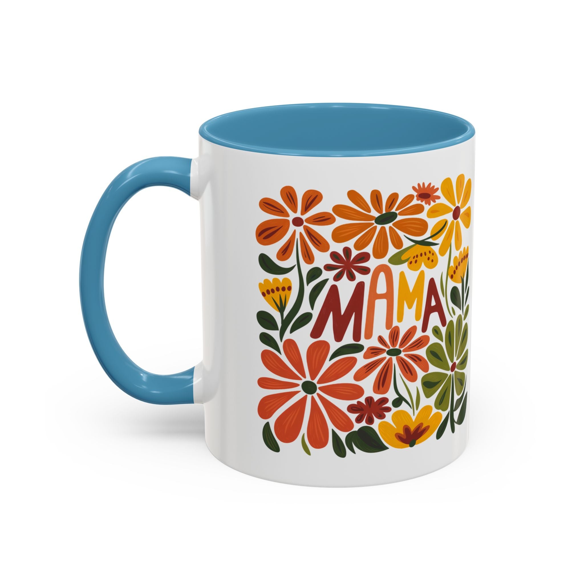 "Mama" Retro Floral Mug – Mother's Day Mug