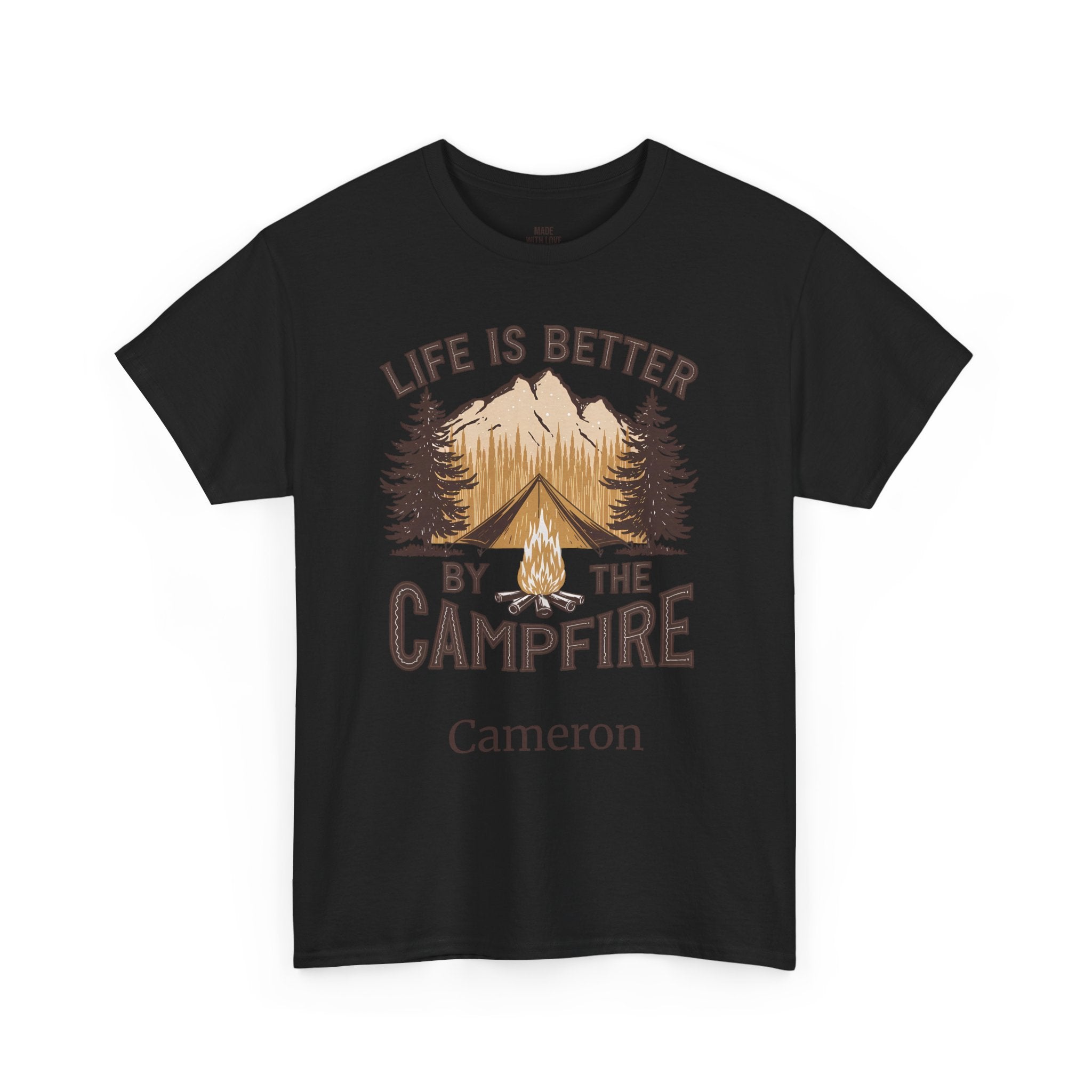 Personalized Campfire T-Shirt – Life Is Better By The Campfire Tee