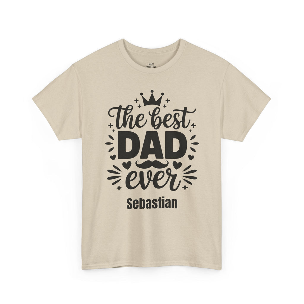 Personalized The Best Dad Ever t-shirt product photo