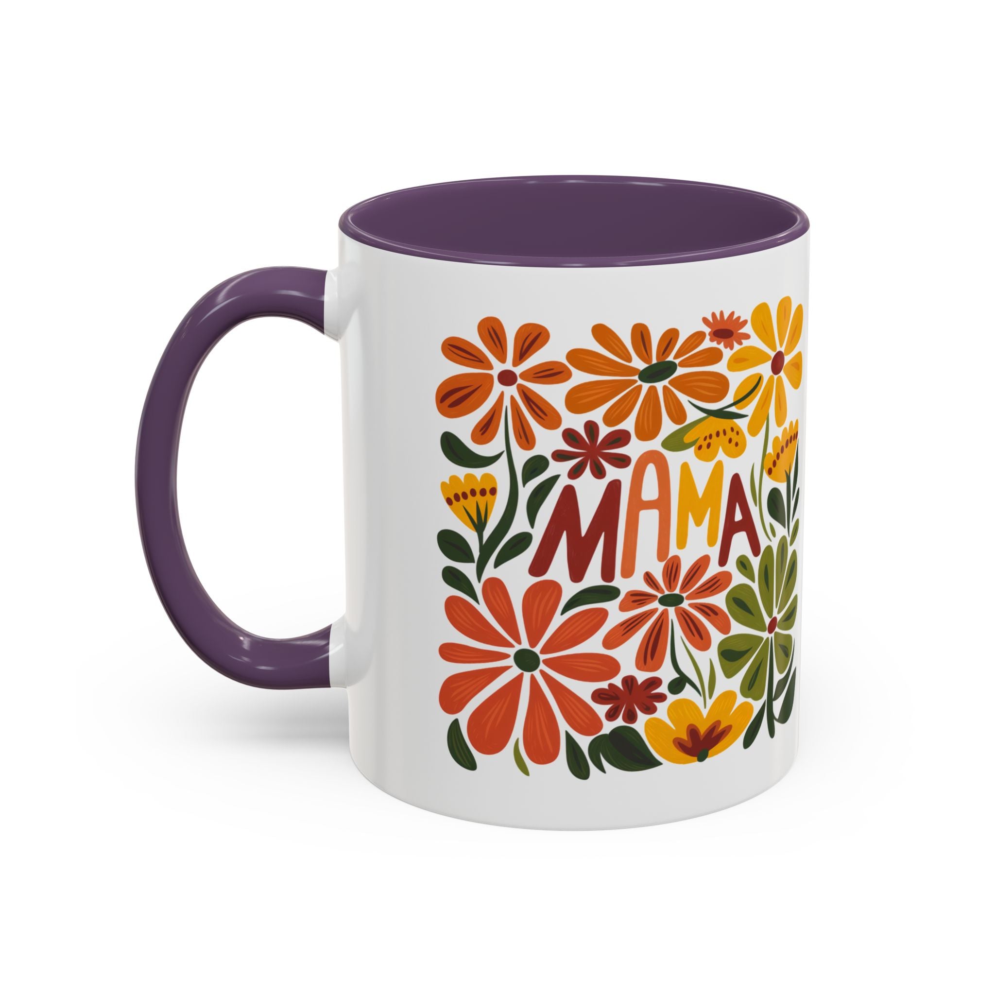 "Mama" Retro Floral Mug – Mother's Day Mug