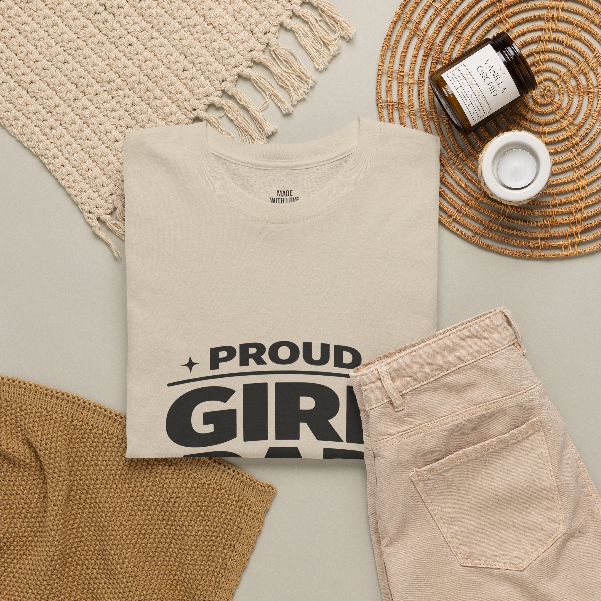 Personalized Dad T-Shirt – Proud Girl Dad Tee