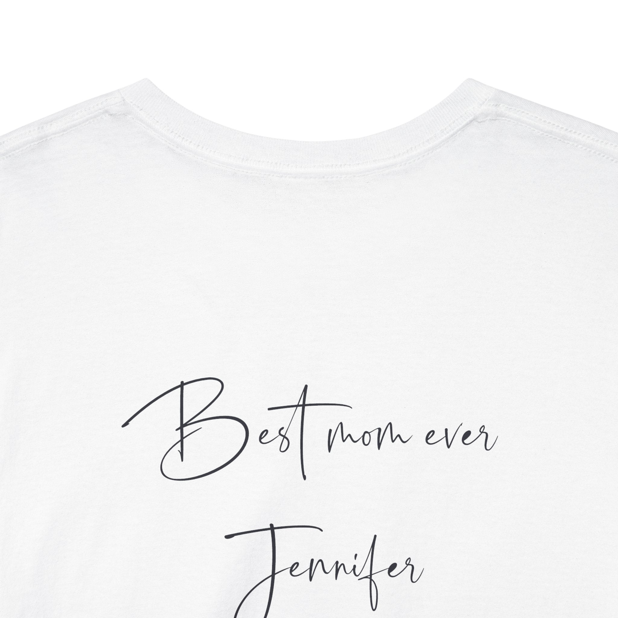 Personalized Strong Loving Mom T-Shirt – Sunflower Tee