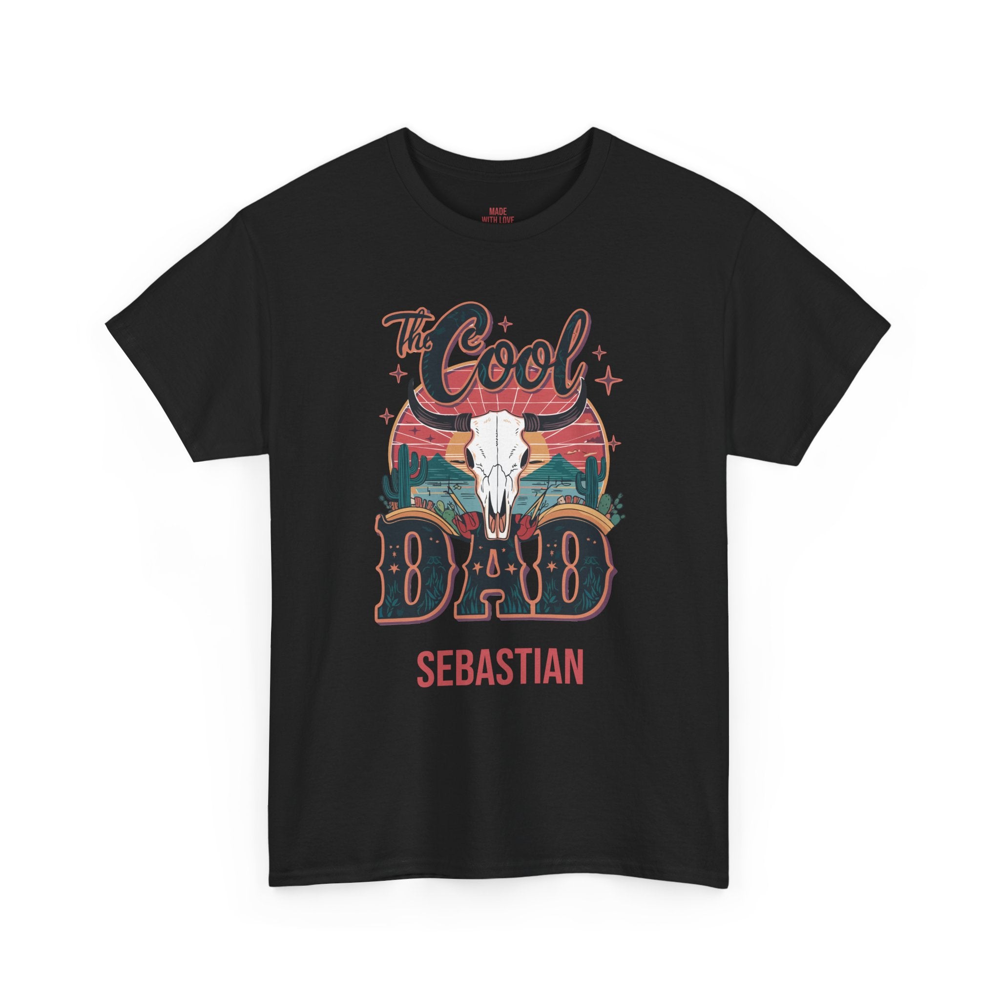 Personalized Dad T-Shirt – Cool Dad Western Tee