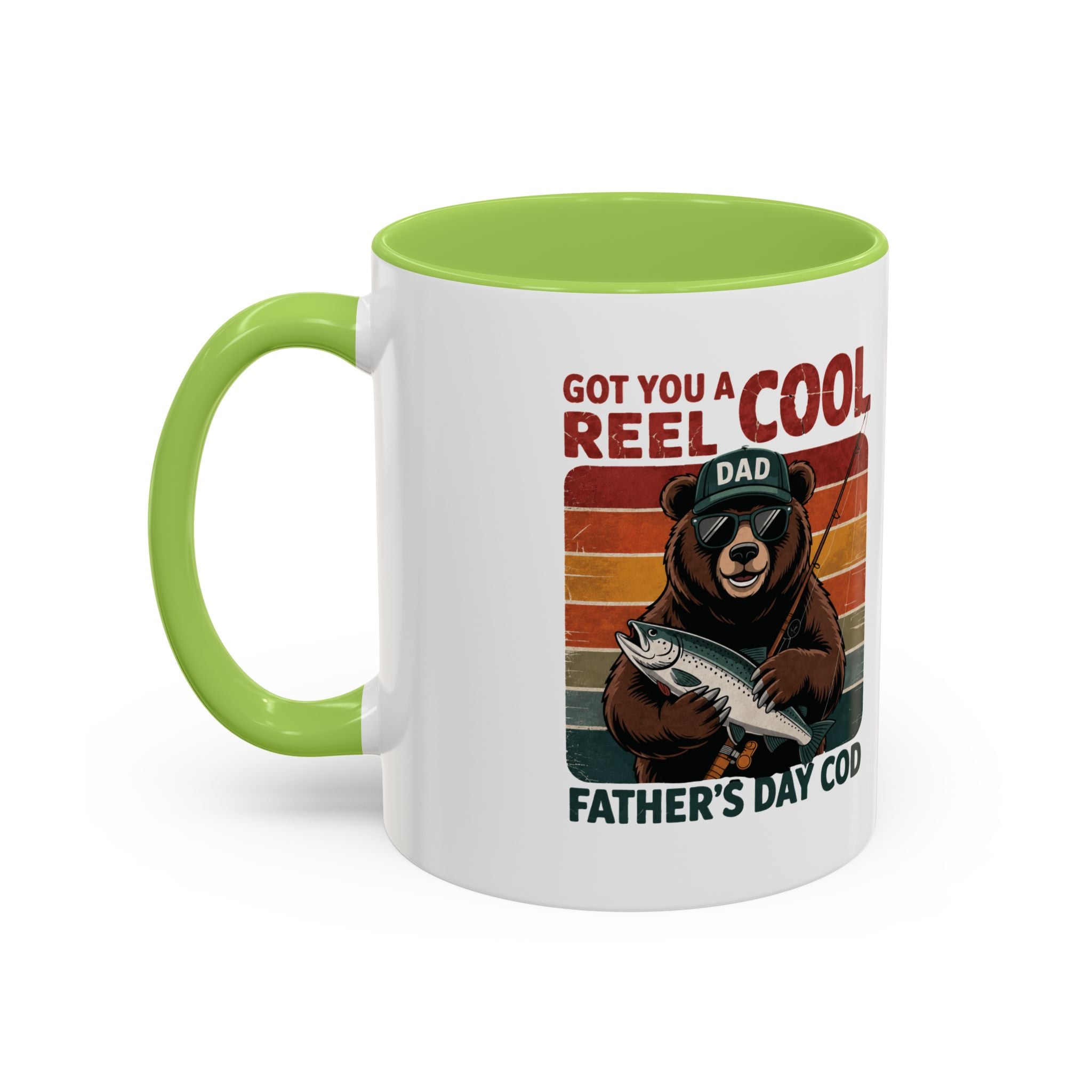 "Reel Cool Dad" Fishing Mug – Funny Father's Day Mug