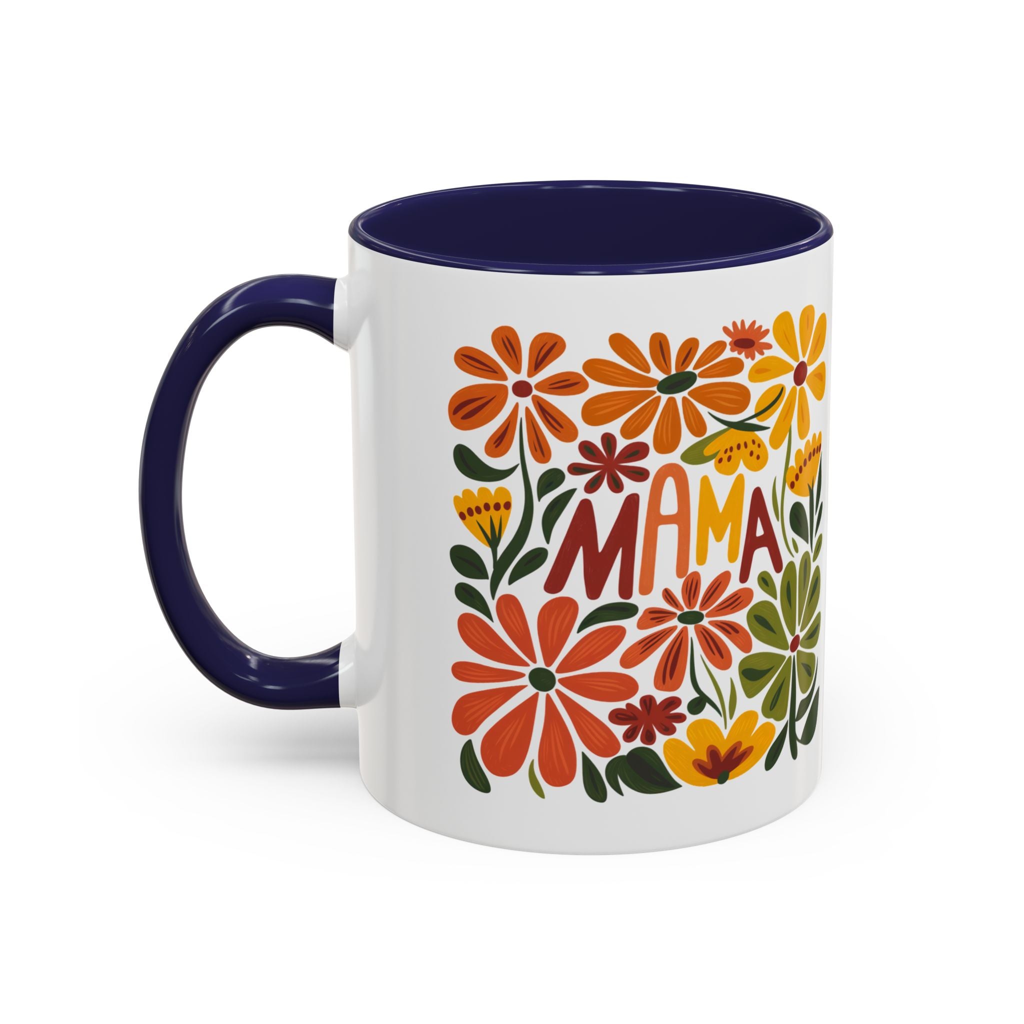 "Mama" Retro Floral Mug – Mother's Day Mug