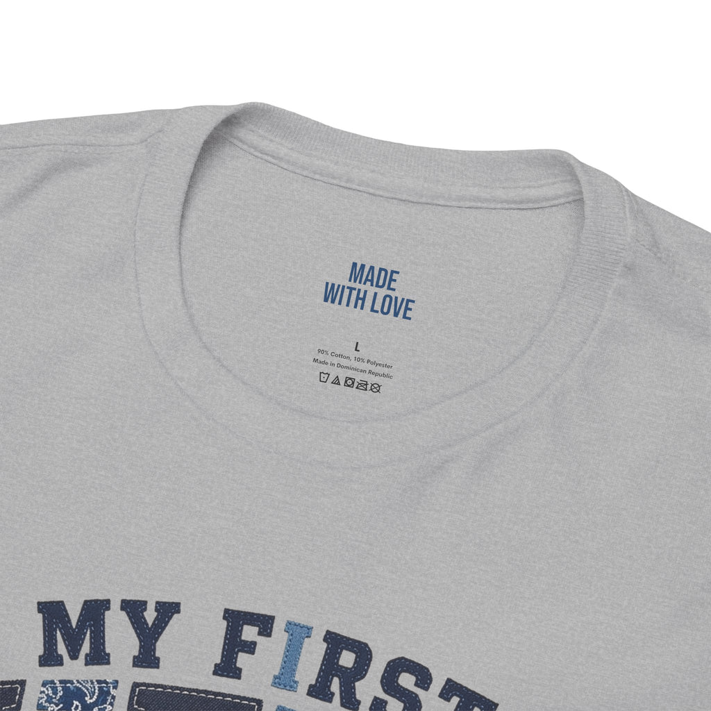 Personalized Dad T-Shirt – My First Hero My Forever Dad Tee