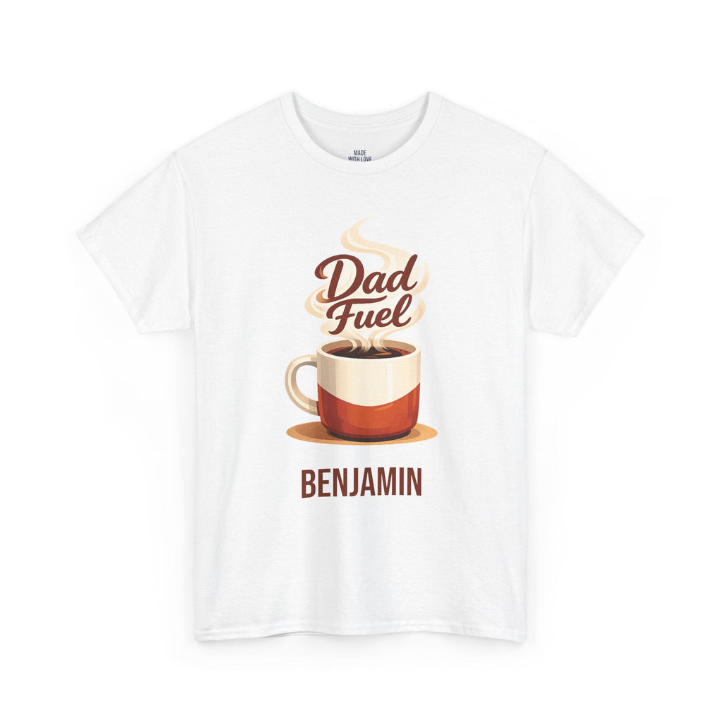 Personalized Dad Fuel Coffee t-shirt product photo