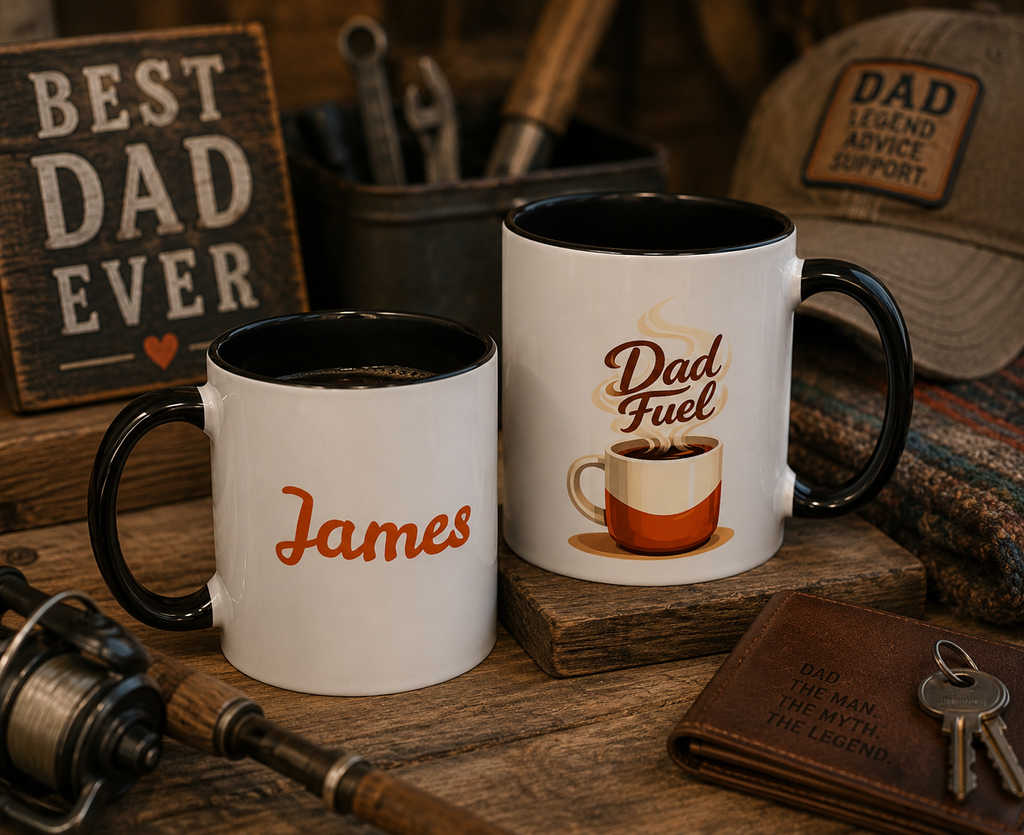 "Dad Fuel" Coffee Mug – Funny Father's Day Mug