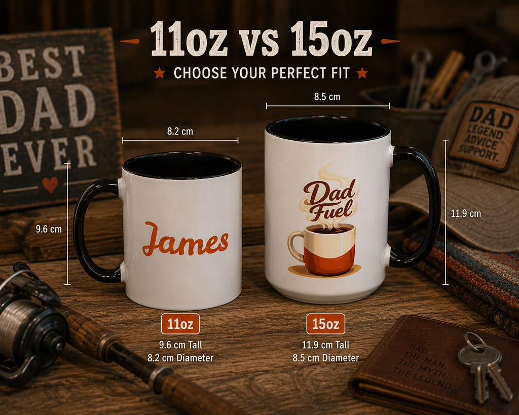 "Dad Fuel" Coffee Mug – Funny Father's Day Mug