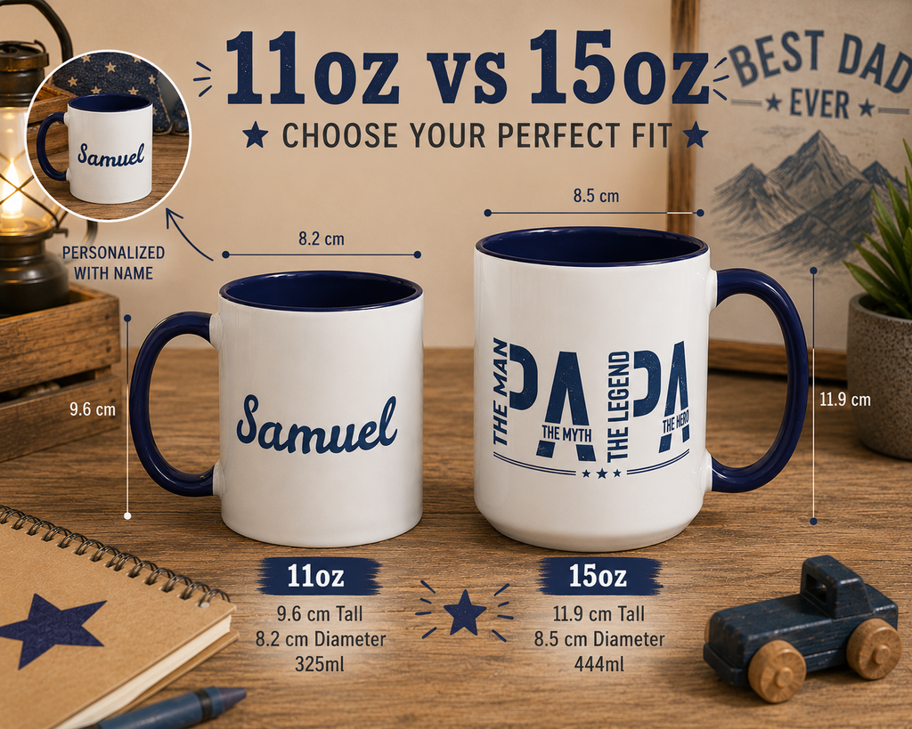 "Papa – The Man, The Myth, The Legend" Mug
