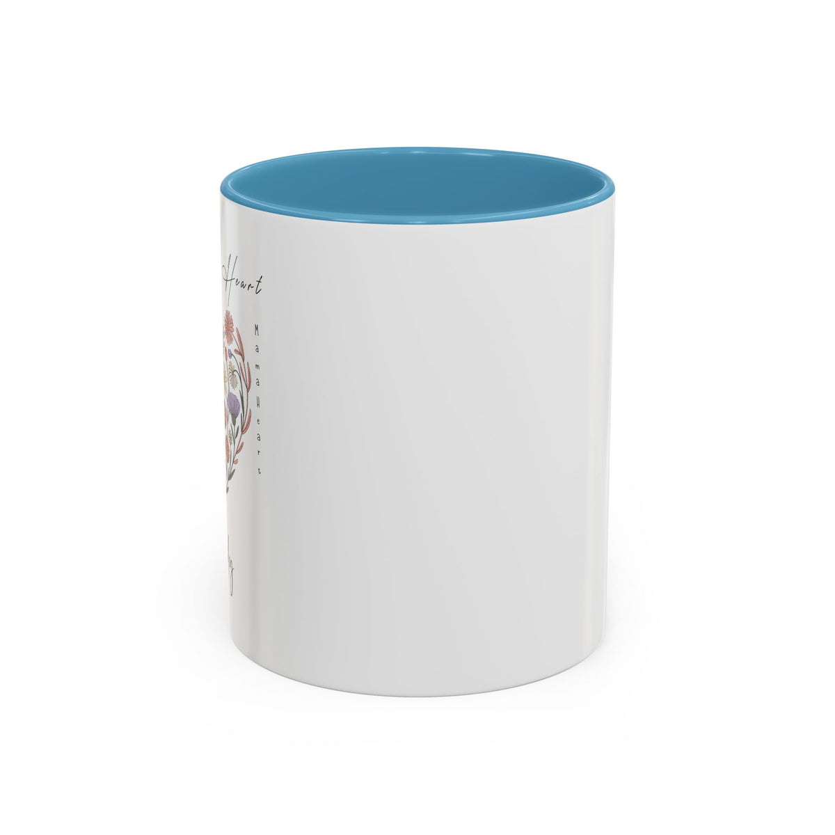 Mama Heart Accent Mug