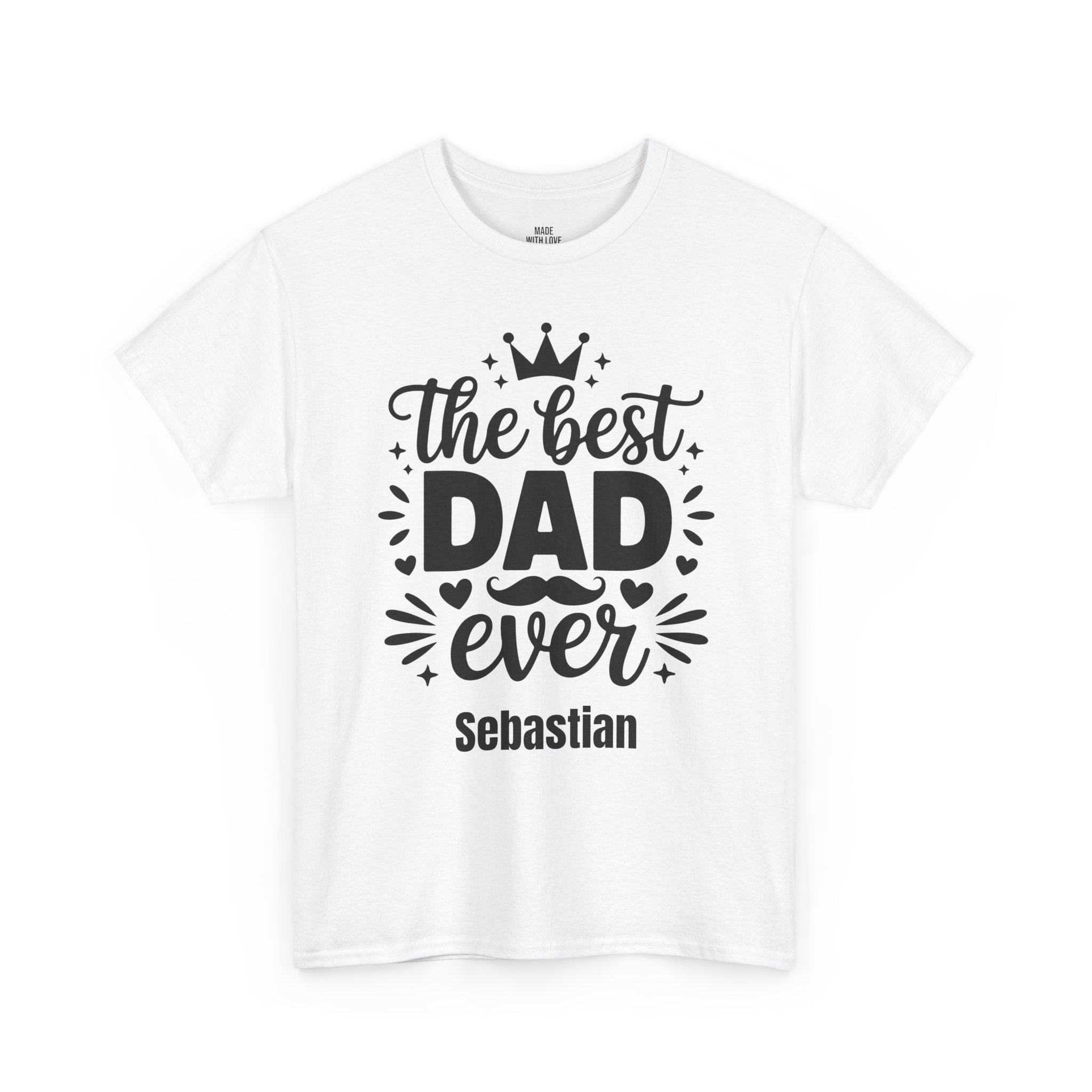 Personalized The Best Dad Ever t-shirt product photo