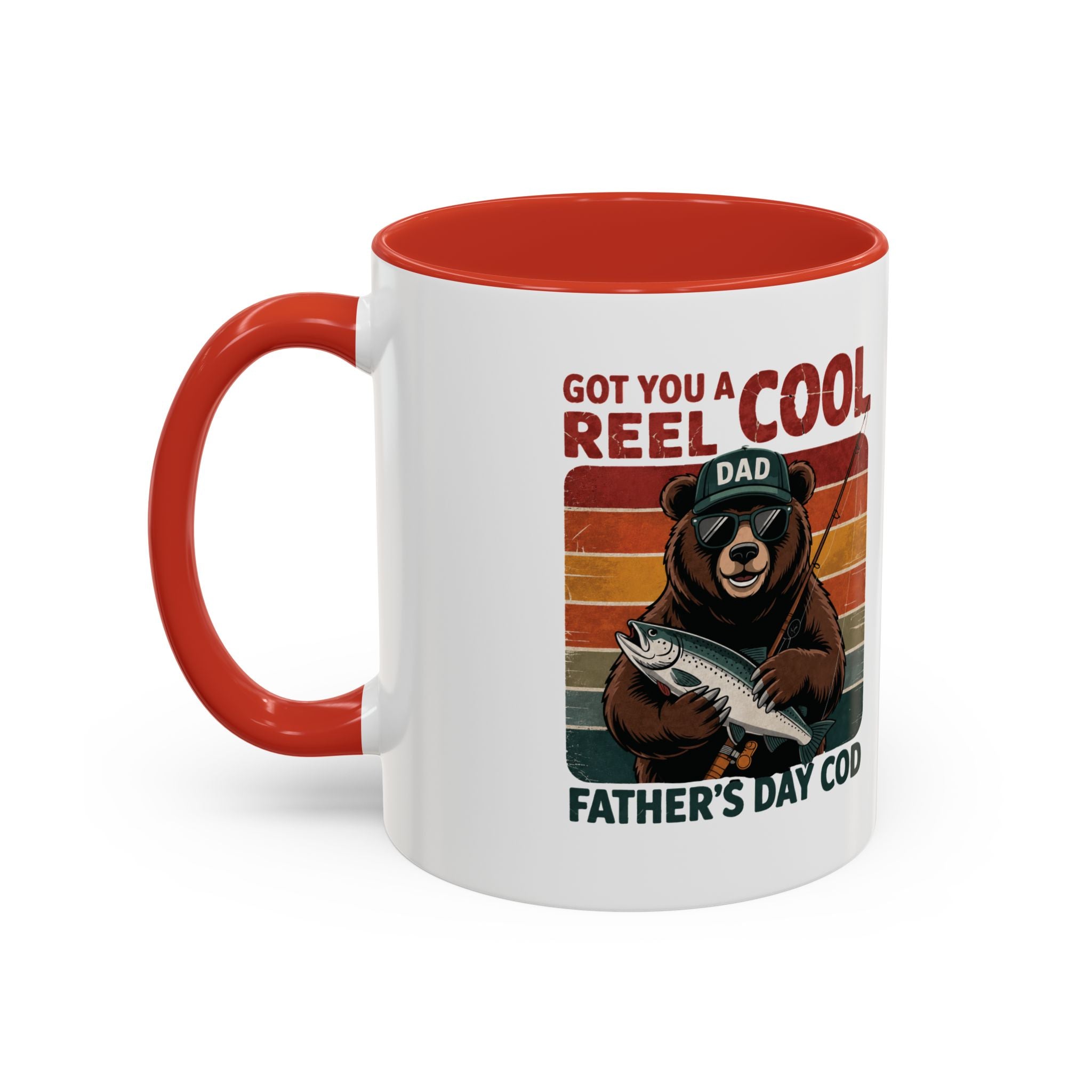 "Reel Cool Dad" Fishing Mug – Funny Father's Day Mug