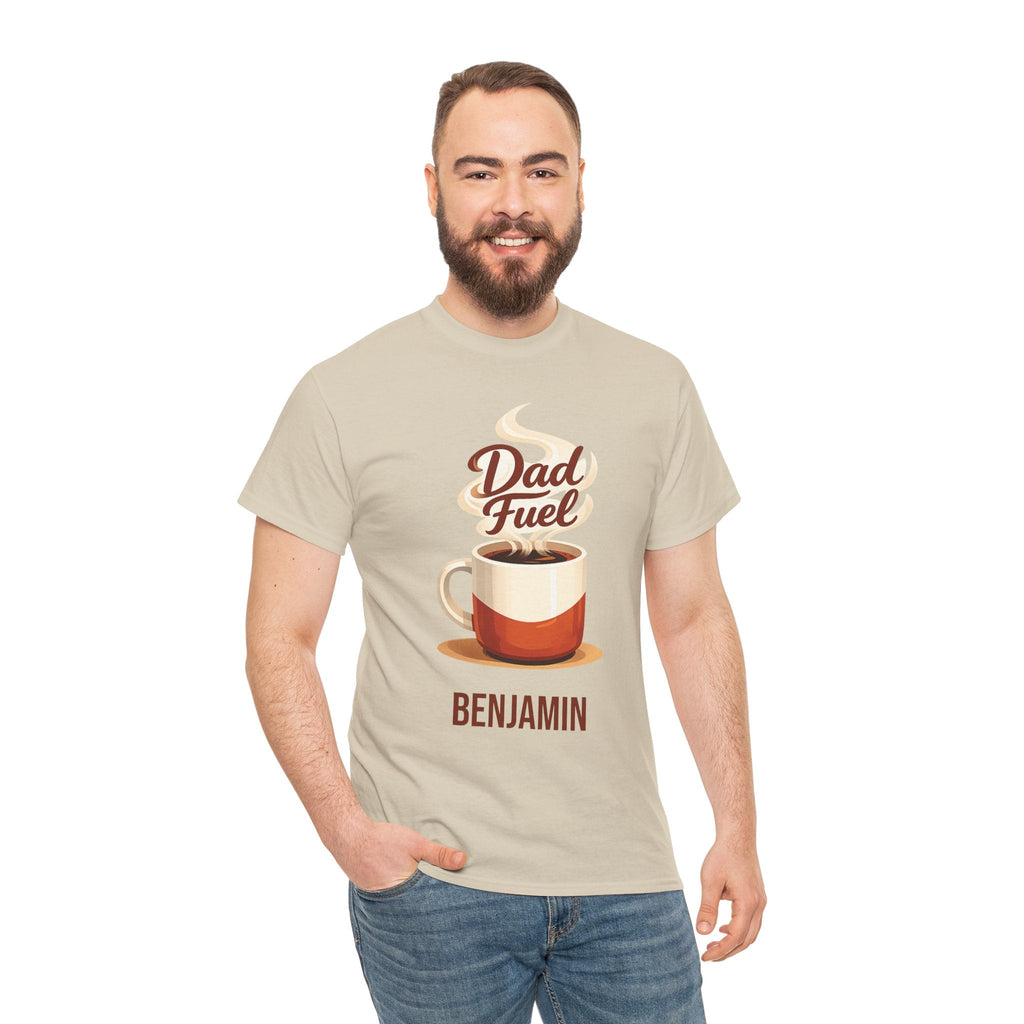 Personalized Dad Fuel Coffee t-shirt product photo