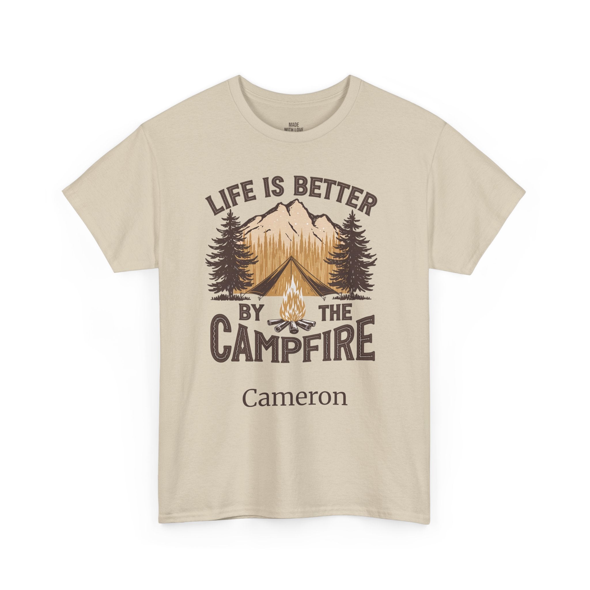 Personalized Campfire T-Shirt – Life Is Better By The Campfire Tee