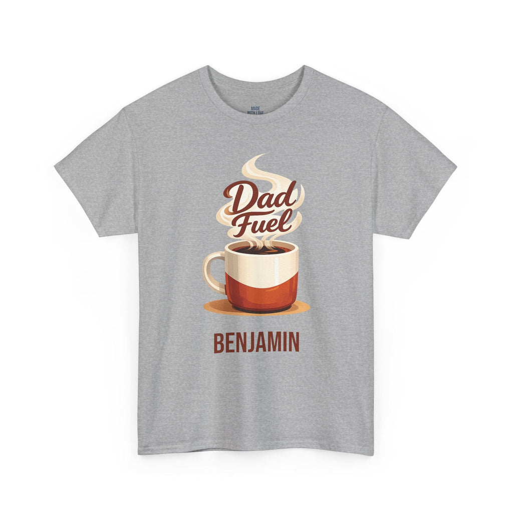 Personalized Dad Fuel Coffee t-shirt product photo