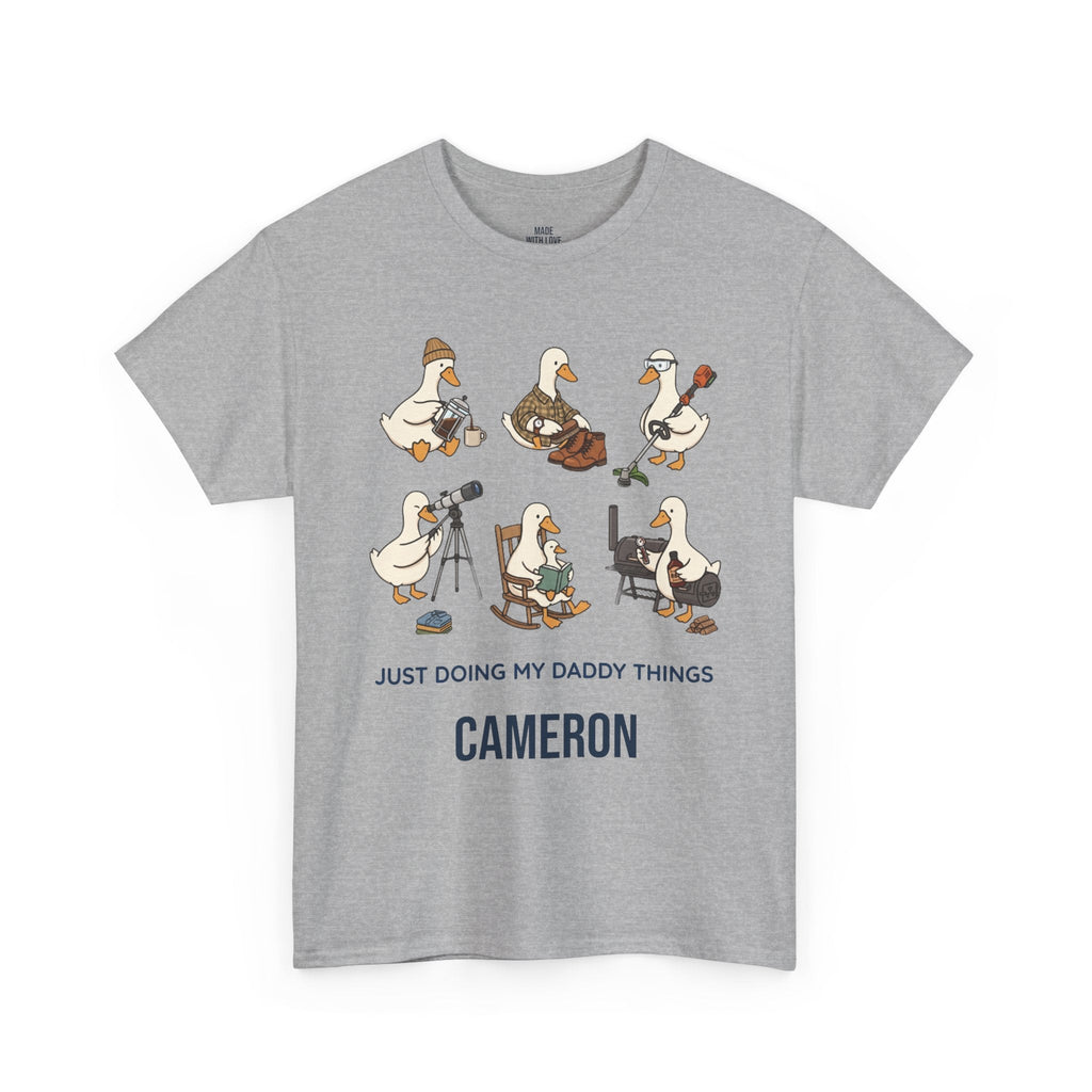 Personalized Just Doing My Daddy Things t-shirt product photo