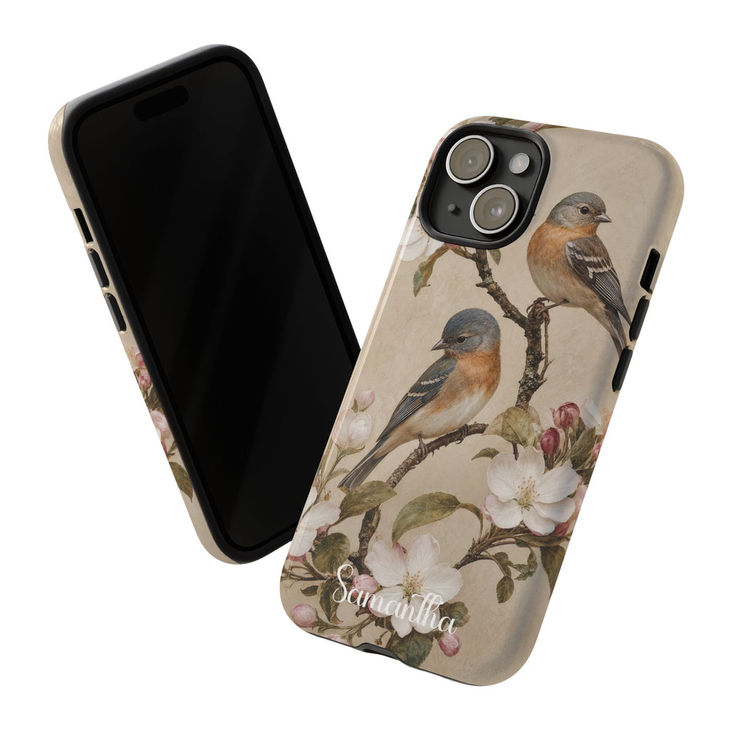 Personalized Vintage Bird Phone Case