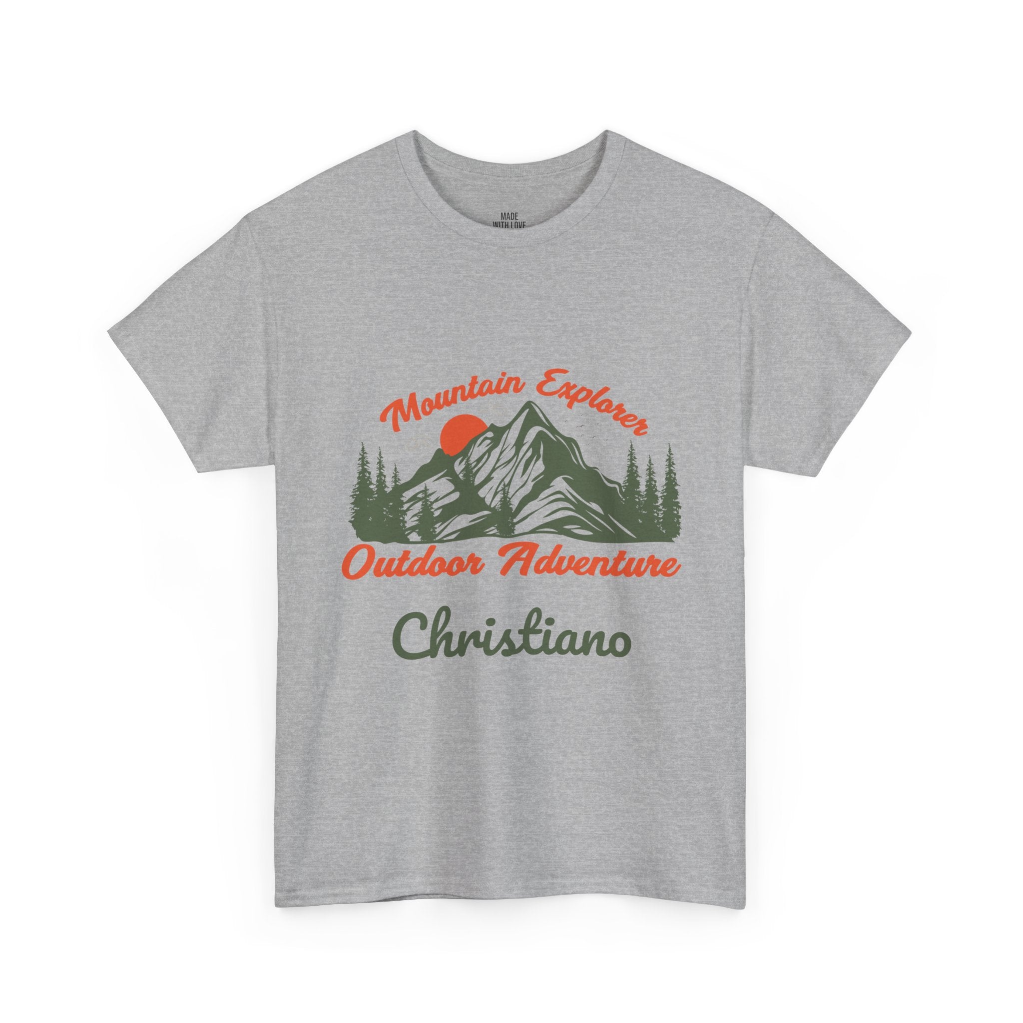 Personalized Mountain Explorer T-Shirt – Outdoor Adventure Tee