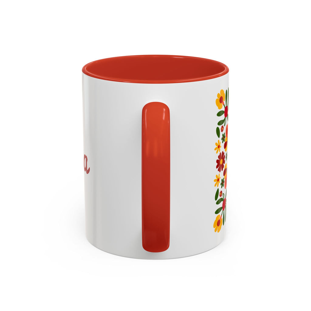 "Mama" Folk Floral Mug – Mother's Day Mug