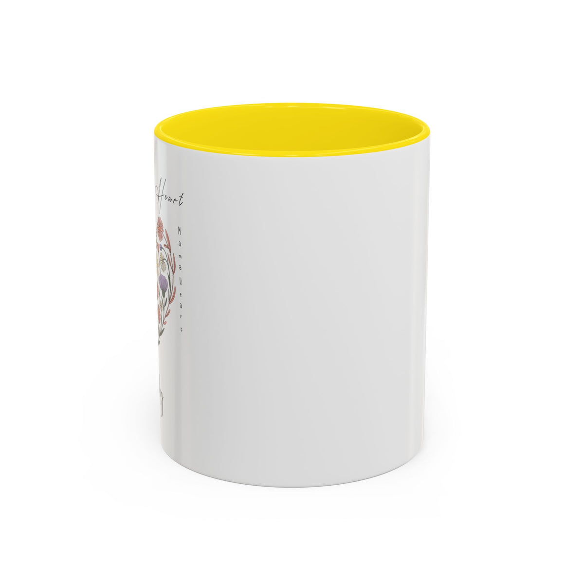 Mama Heart Accent Mug