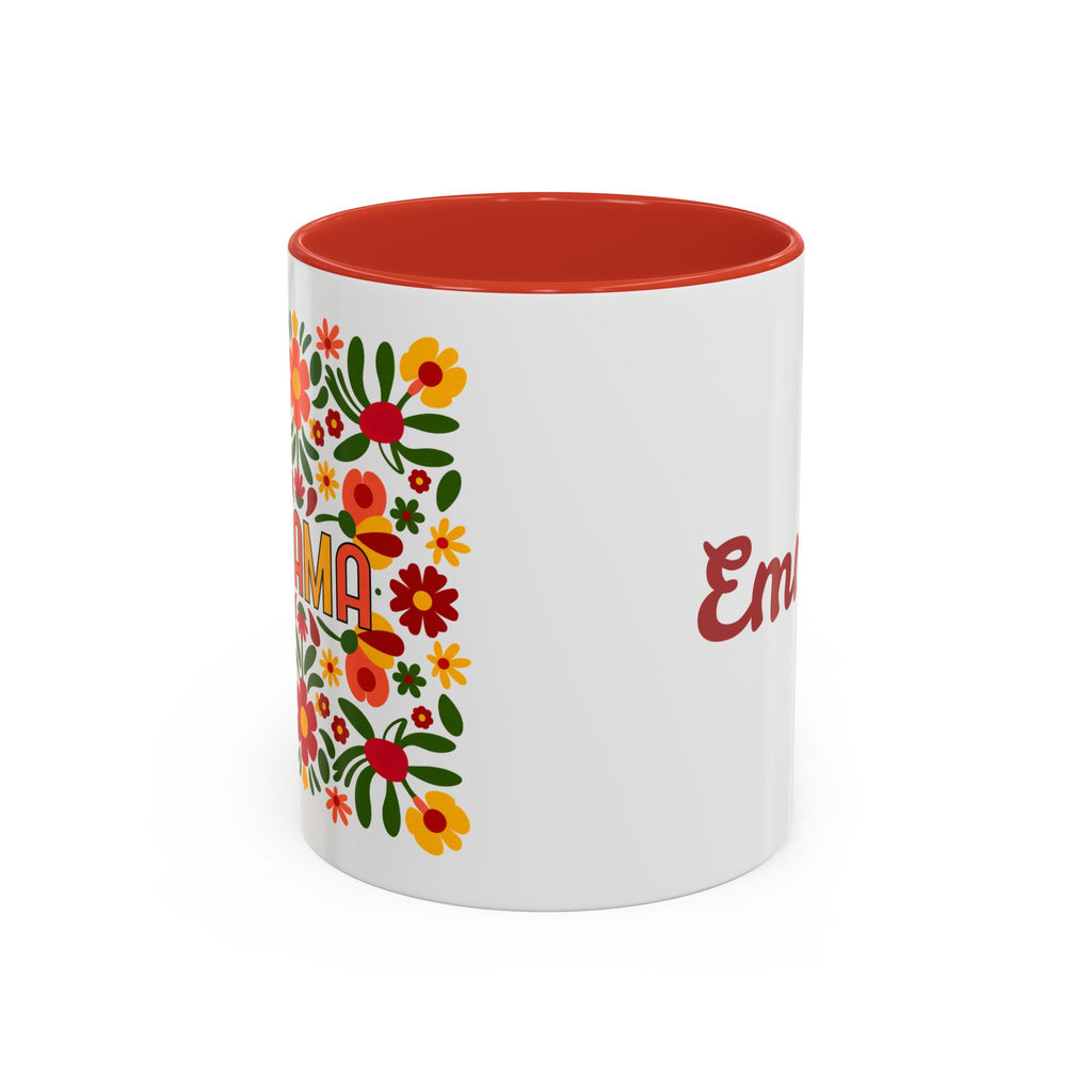 "Mama" Folk Floral Mug – Mother's Day Mug