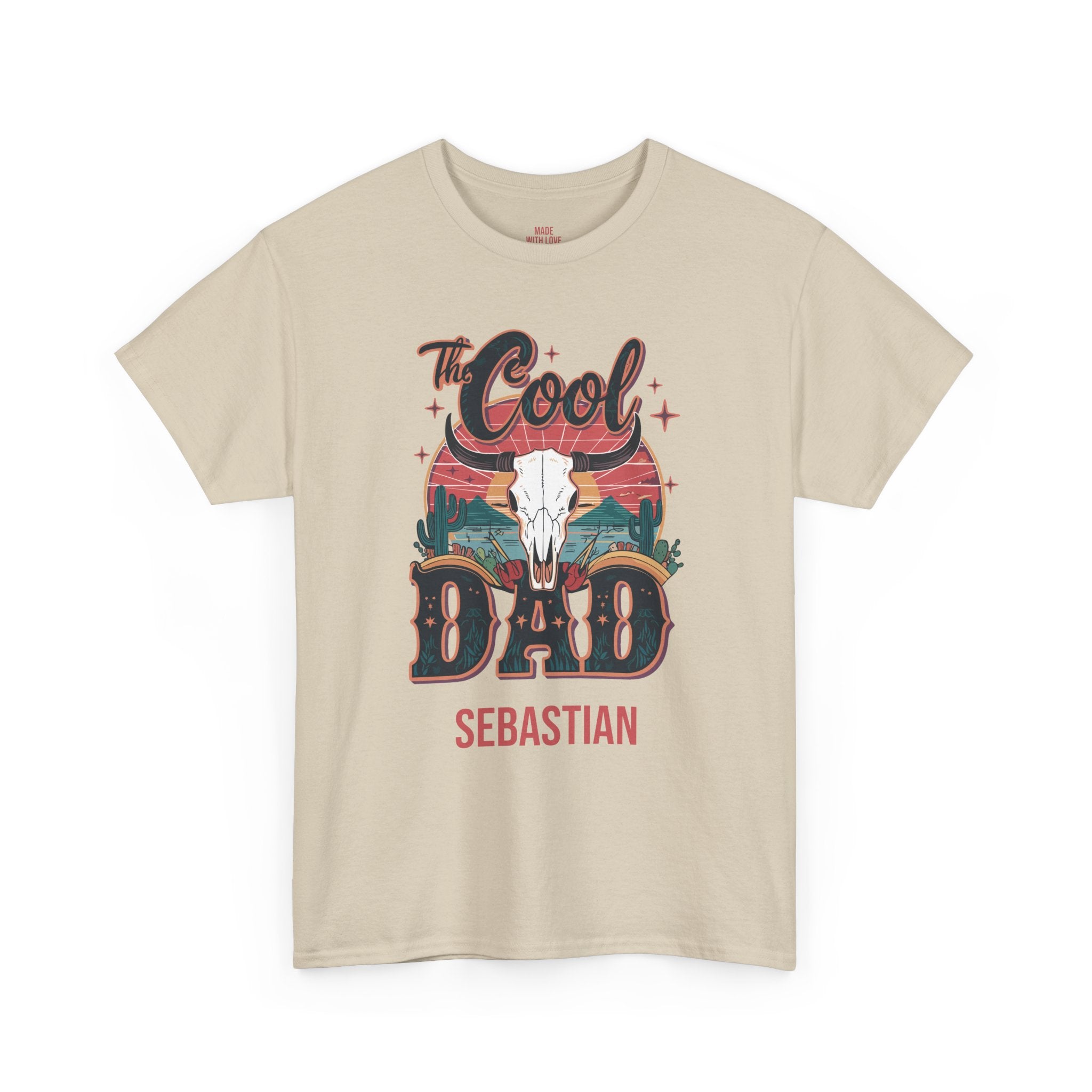 Personalized Dad T-Shirt – Cool Dad Western Tee