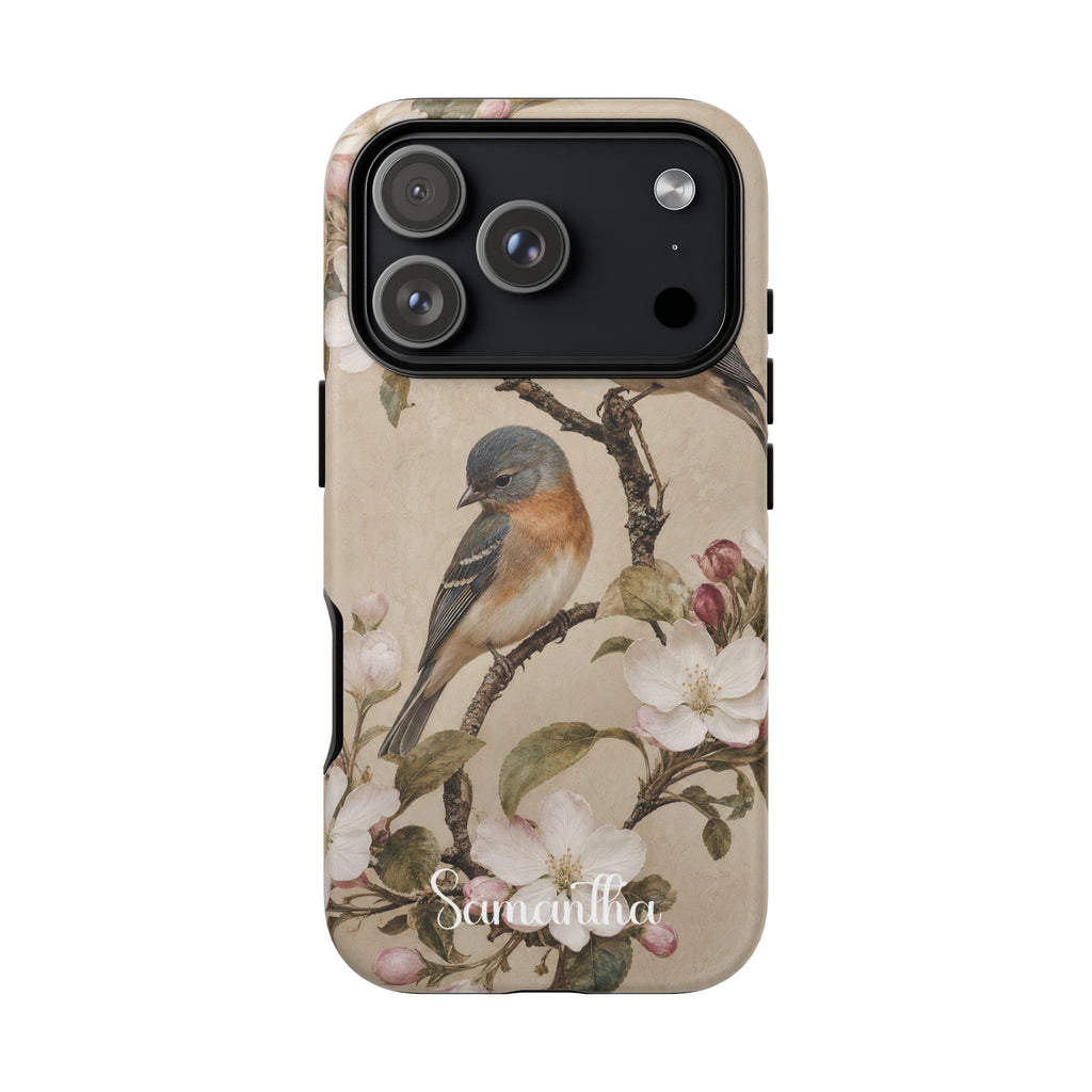 Personalized Vintage Bird Phone Case