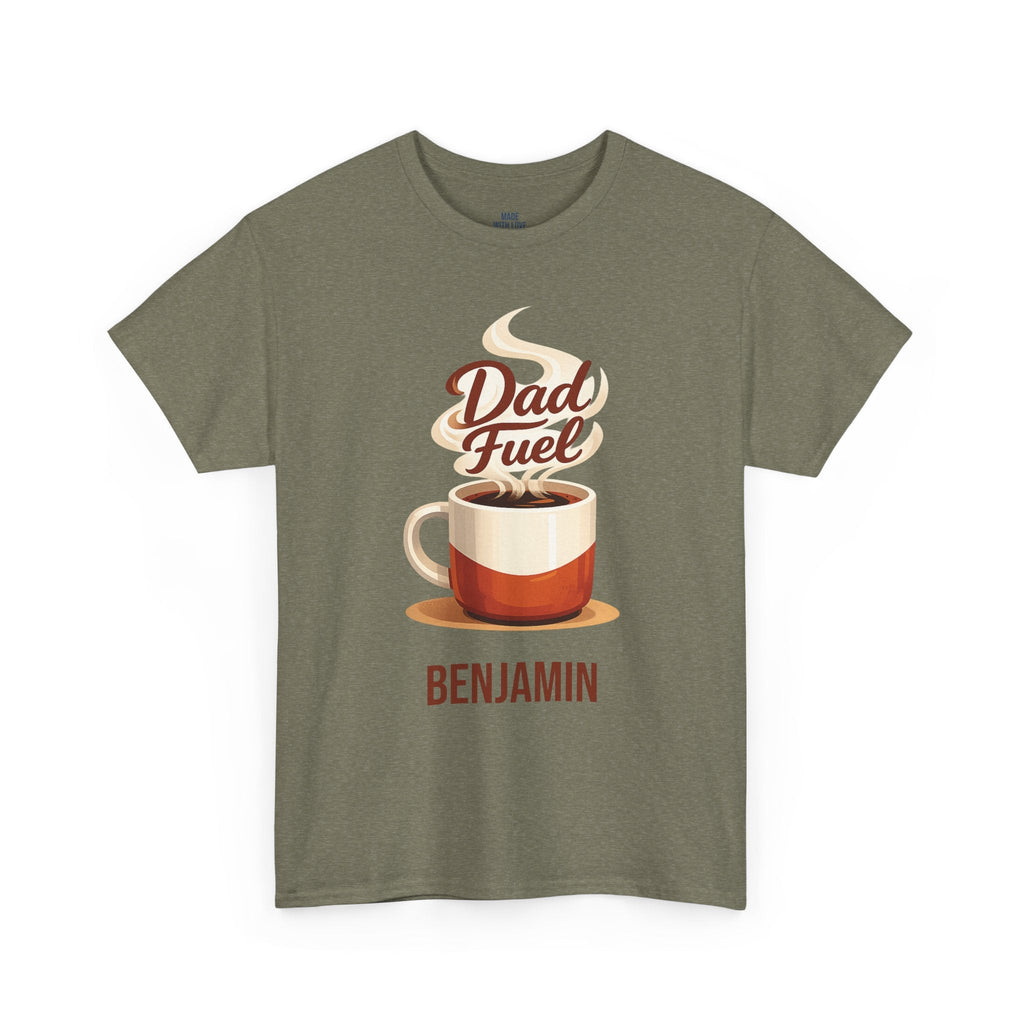 Personalized Dad Fuel Coffee t-shirt product photo