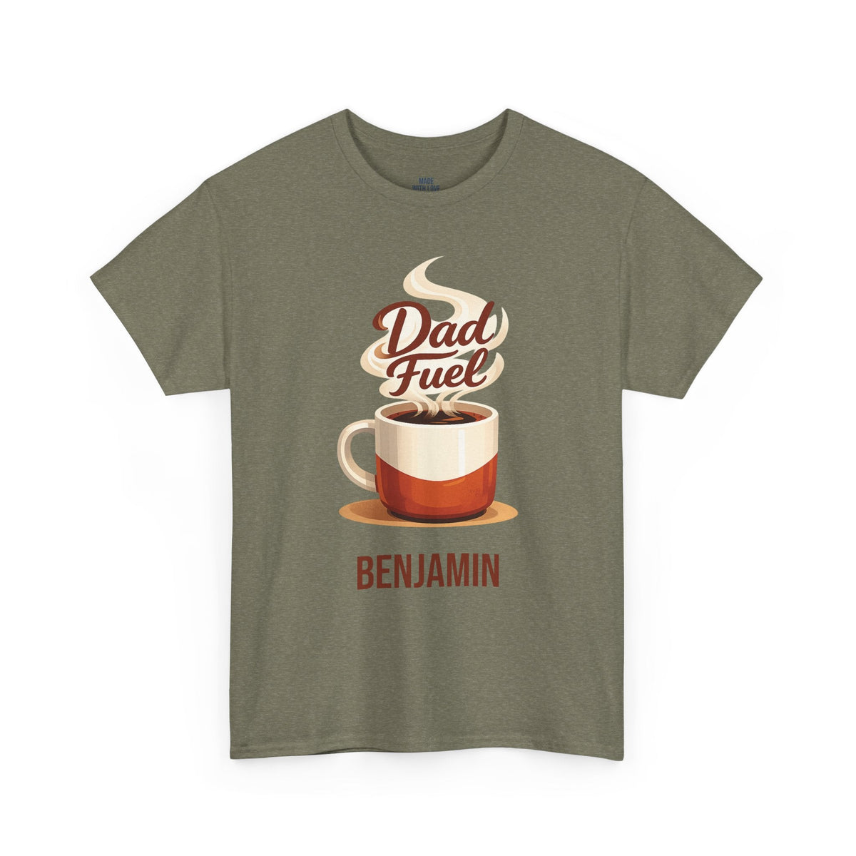 Personalized Dad Fuel Coffee t-shirt product photo