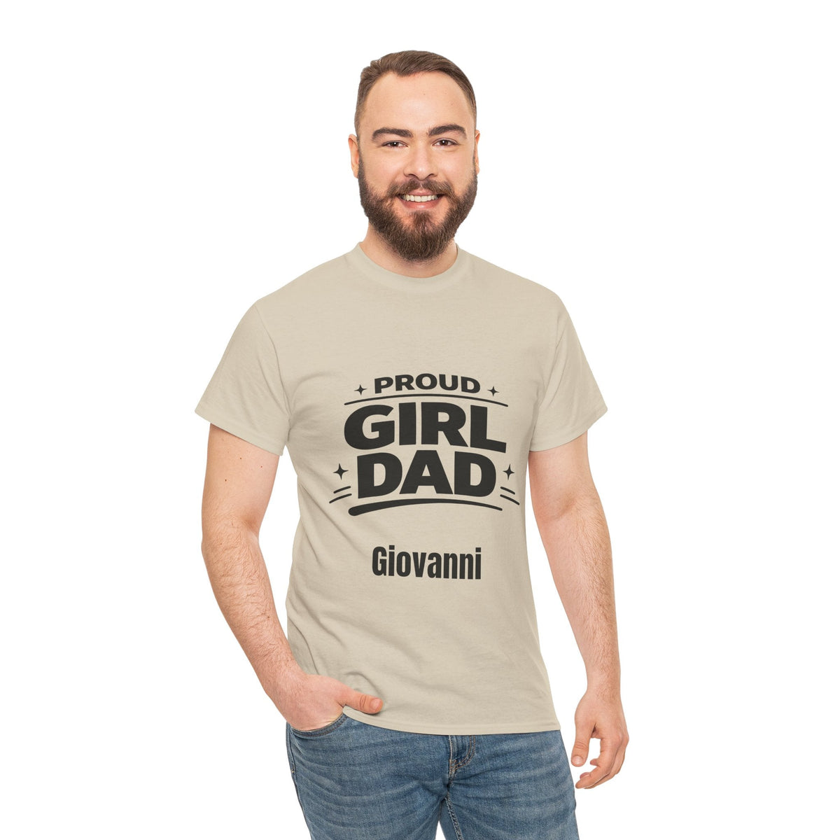 Personalized Proud Girl Dad t-shirt product photo