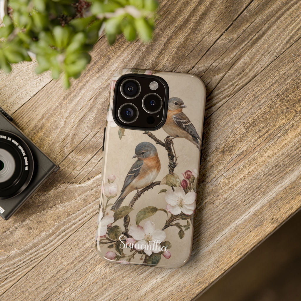 Personalized Vintage Bird Phone Case