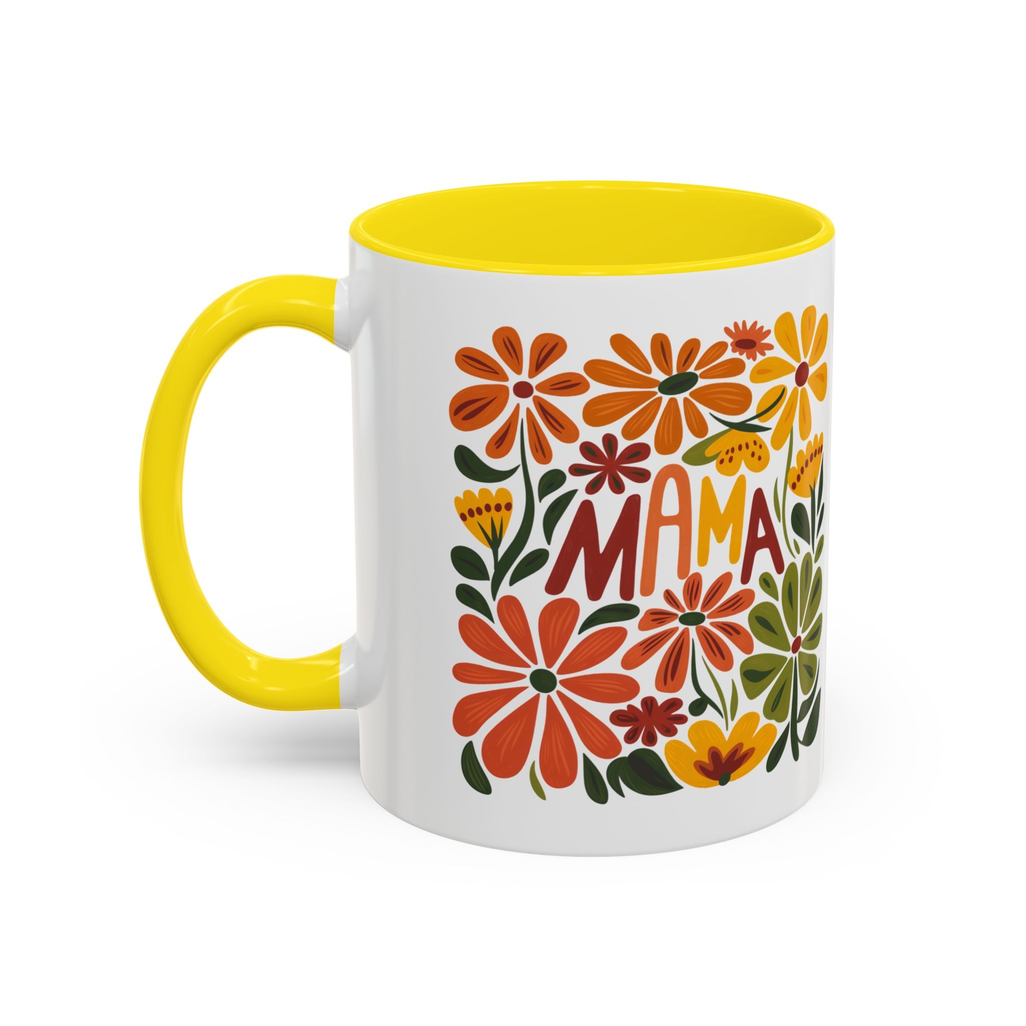 "Mama" Retro Floral Mug – Mother's Day Mug