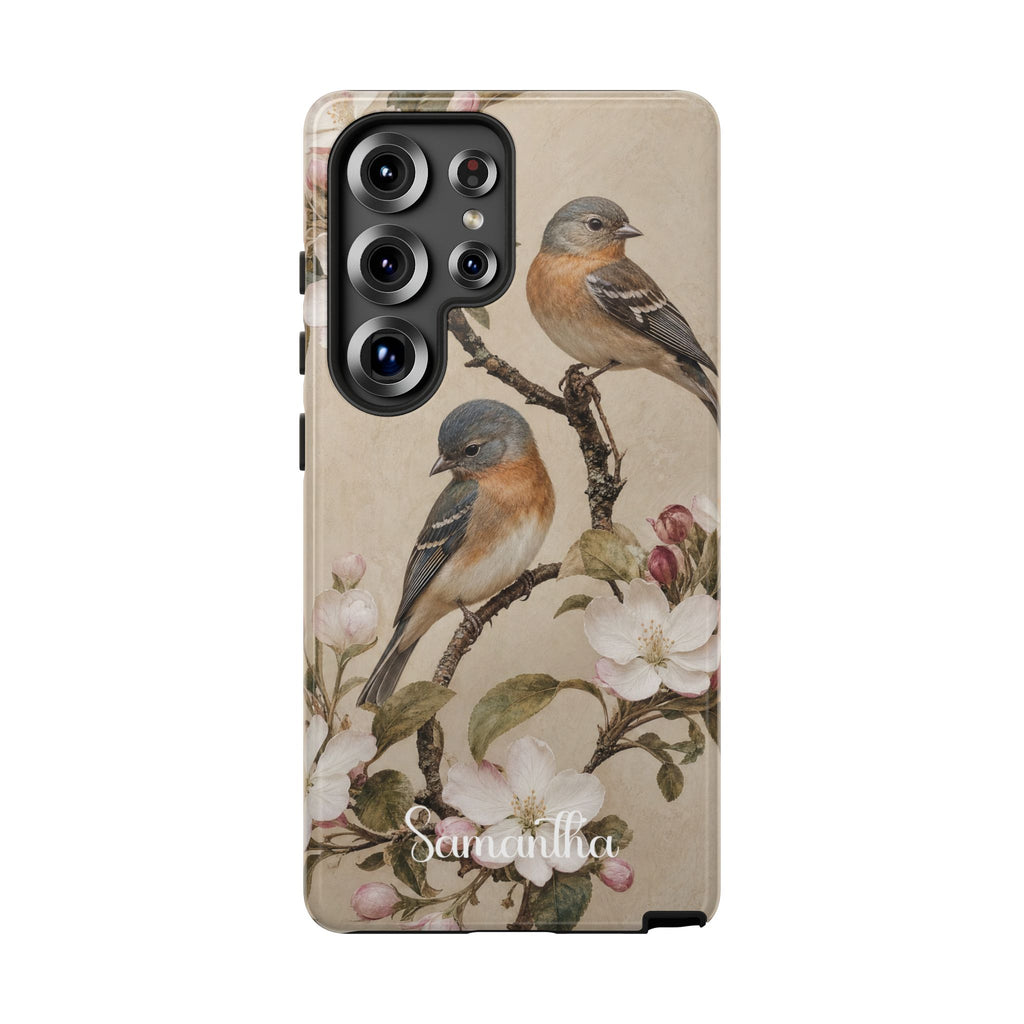 Personalized Vintage Bird Phone Case