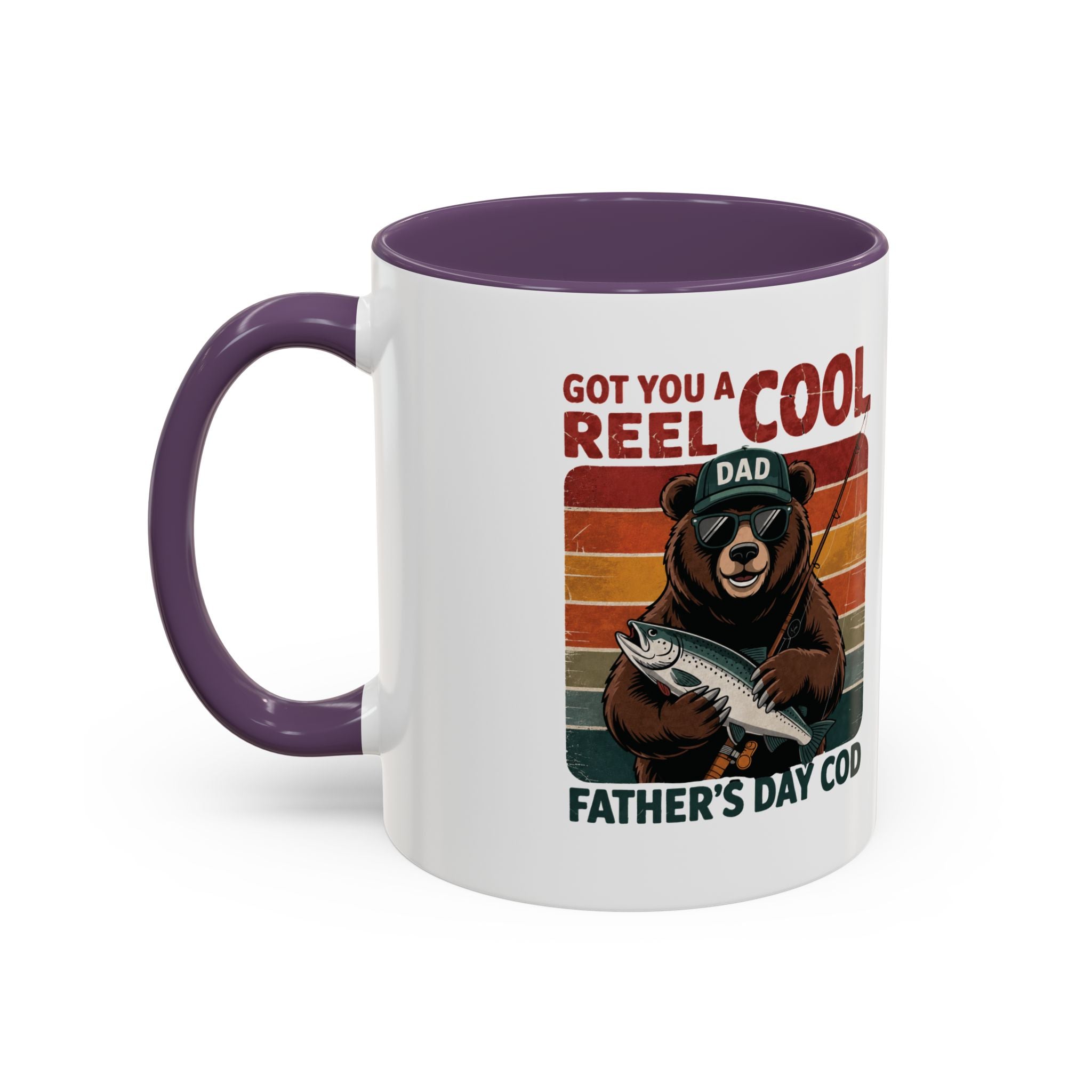 "Reel Cool Dad" Fishing Mug – Funny Father's Day Mug
