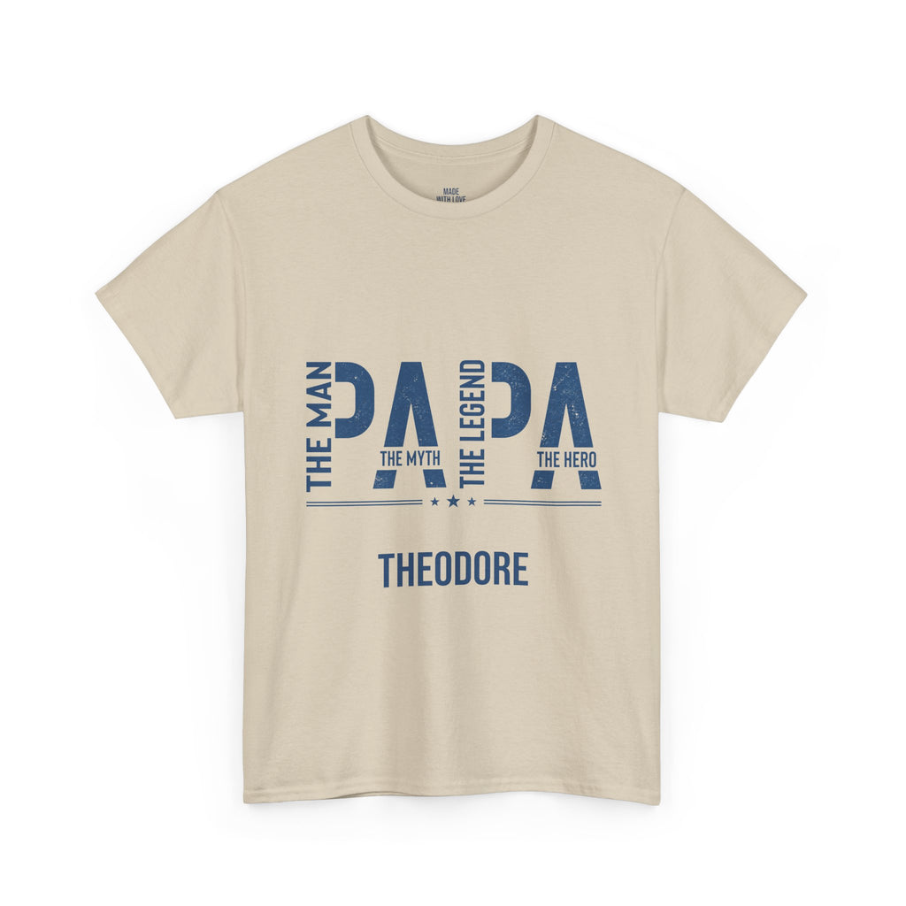 Personalized Dad T-Shirt – The Man The Myth The Legend Dada Tee